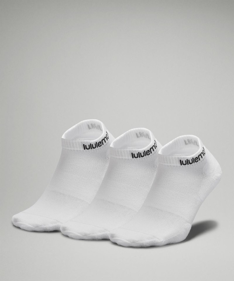 Lululemon Men's Daily Stride Comfort Low-Ankle Socks *3 Pack White Online Outlet Sale