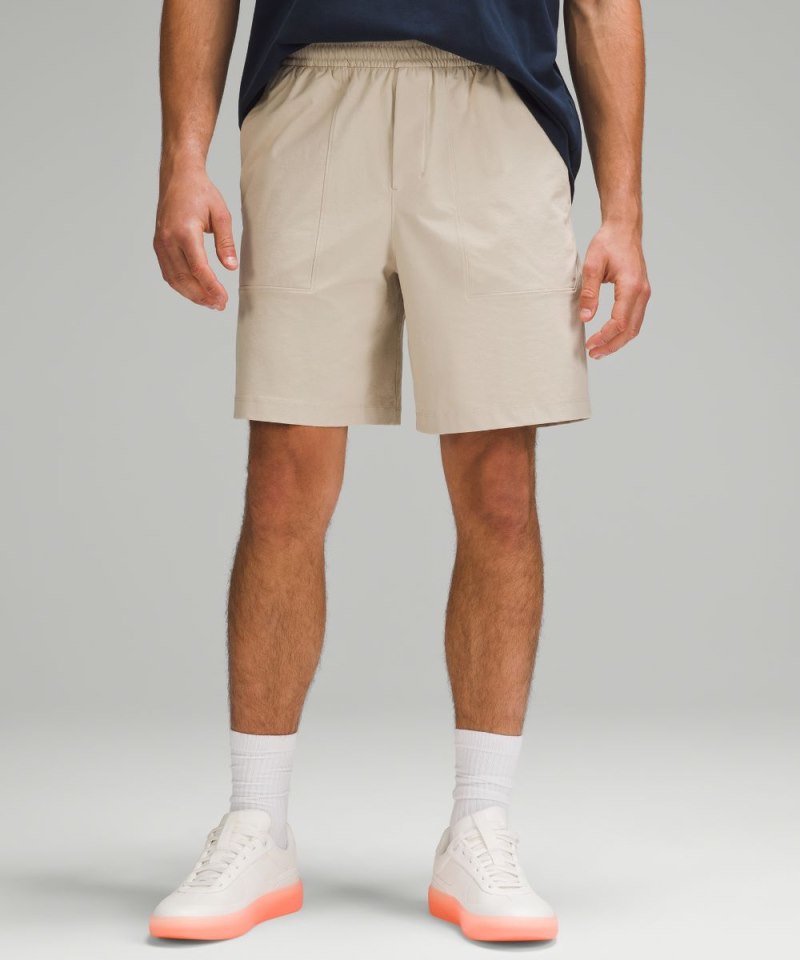 Lululemon Bowline Short 8" *Stretch Cotton VersaTwill Mojave Tan Online Outlet Sale
