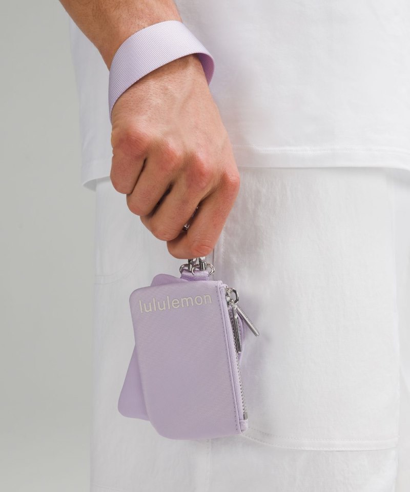Lululemon Dual Pouch Wristlet Lilac Ether / White Opal Online Outlet Sale