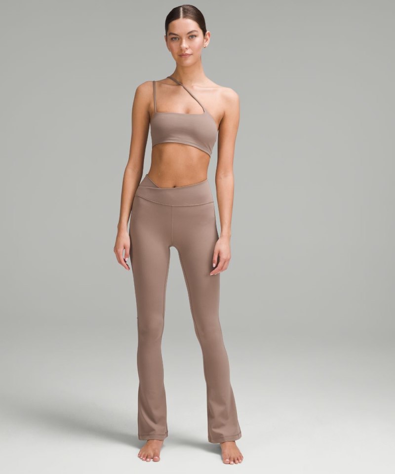 Lululemon lululemon Align™ Asymmetrical-Waist Mini-Flared Pant 32" Taupetastic Online Outlet Sale