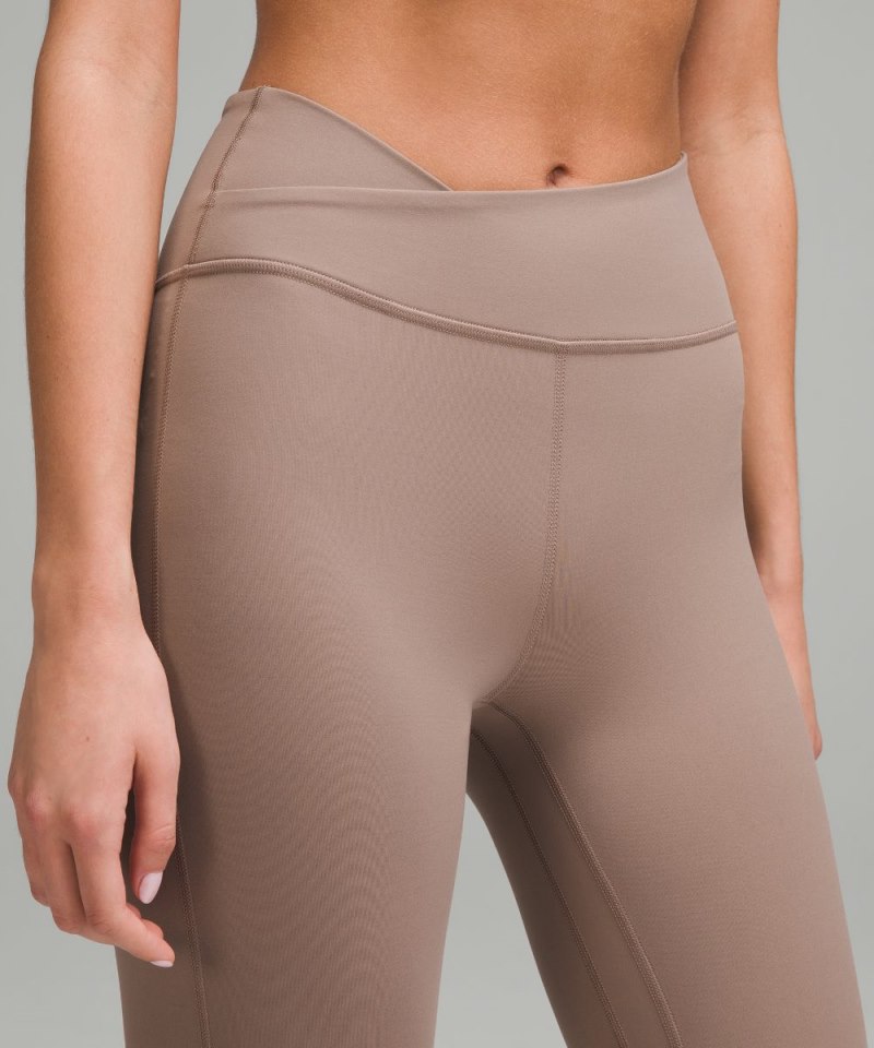 Lululemon lululemon Align™ Asymmetrical-Waist Mini-Flared Pant 32" Taupetastic Online Outlet Sale