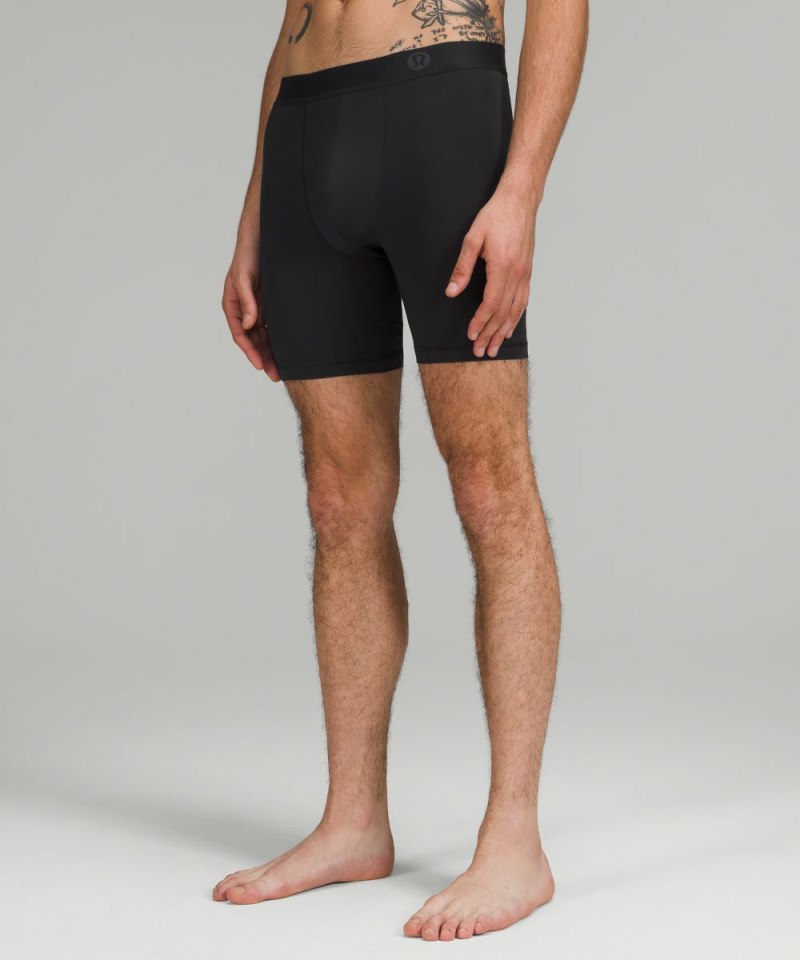 Lululemon Always In Motion Long Boxer 7" 3 Pack Black / Black / Black Online Outlet Sale