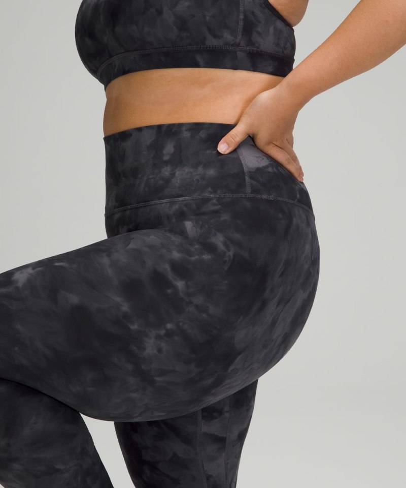 Lululemon lululemon Align™ High-Rise Pant 25" Diamond Dye Pitch Grey Graphite Grey Online Outlet Sale