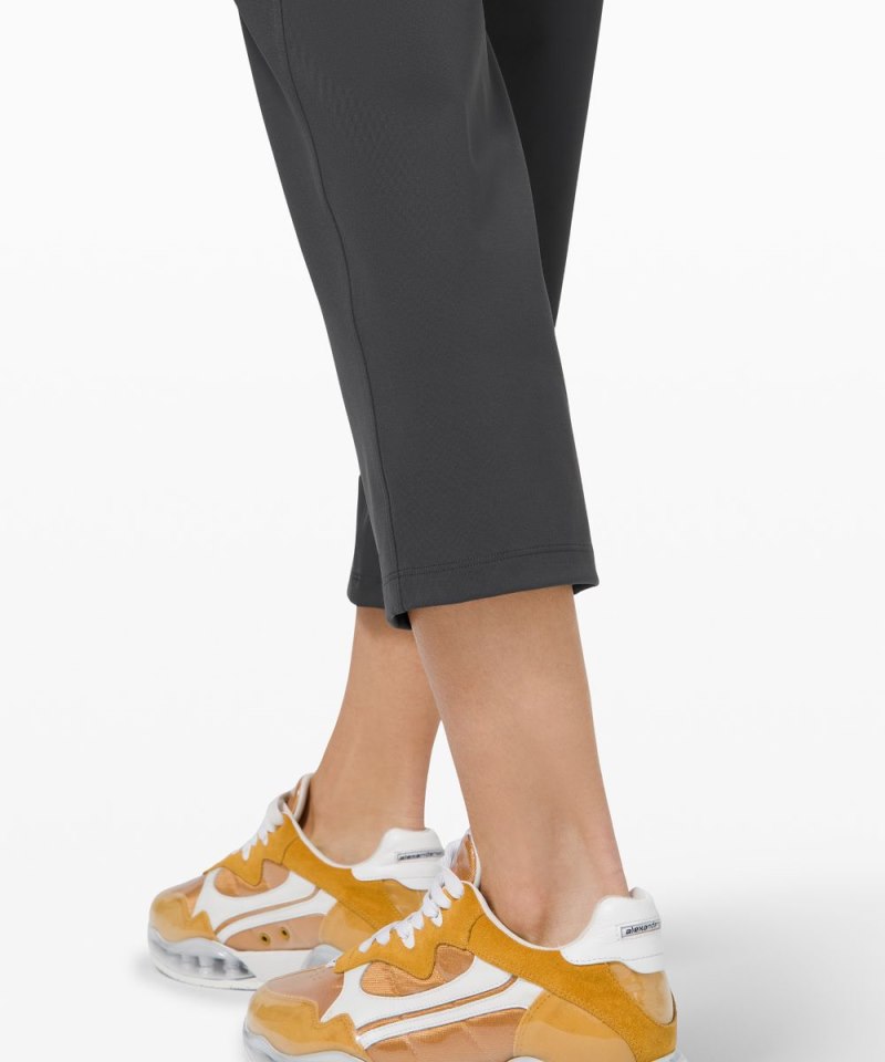 Lululemon Stretch High-Rise Cropped Pant 23" Graphite Grey Online Outlet Sale
