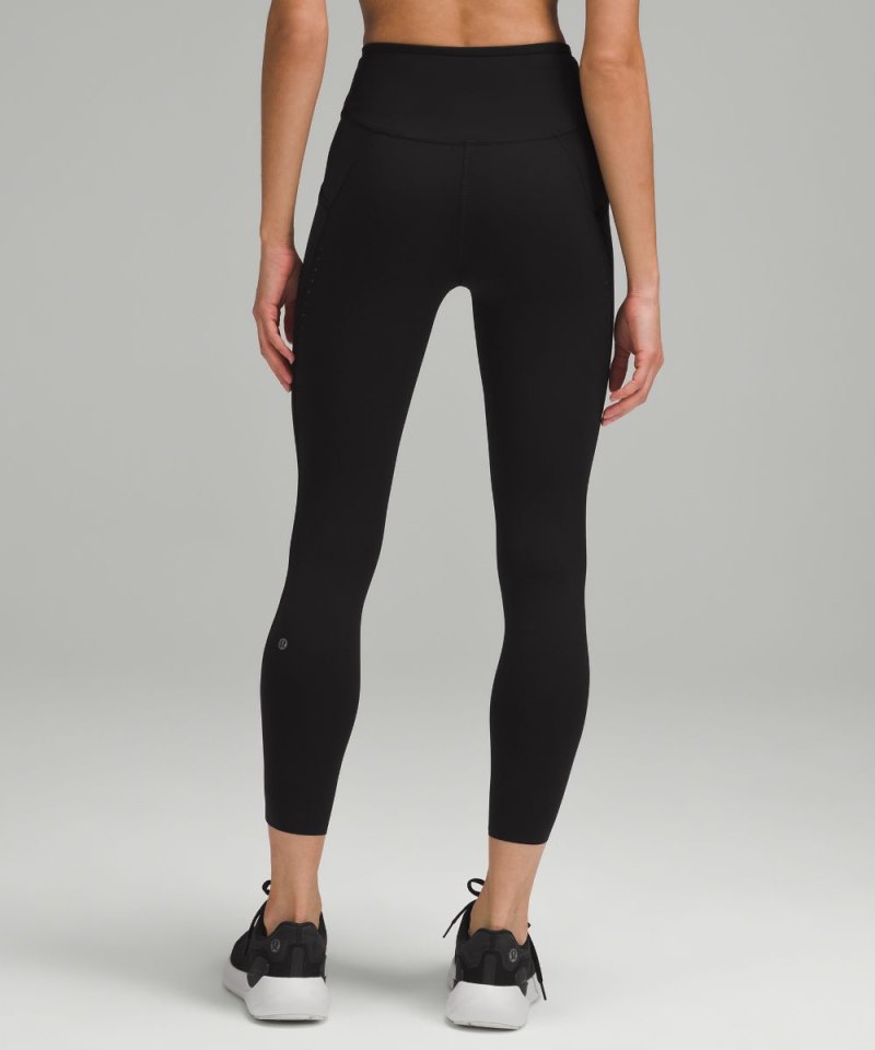 Lululemon Fast and Free High-Rise Tight 25” Pockets *Updated Black Online Outlet Sale