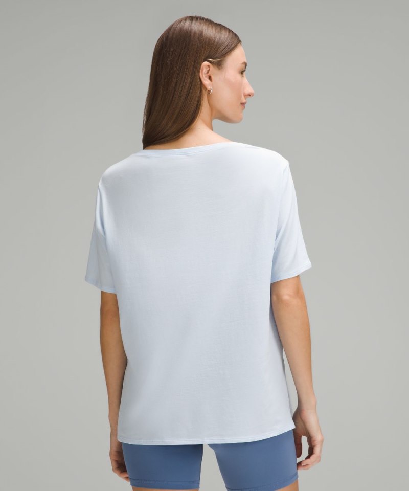 Lululemon Relaxed-Fit Boatneck T-Shirt Windmill Online Outlet Sale