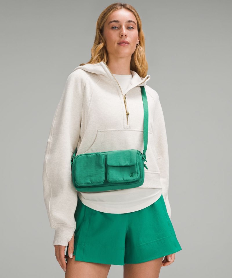 Lululemon Multi-Pocket Crossbody Bag 2.5L Cascadia Green Online Outlet Sale