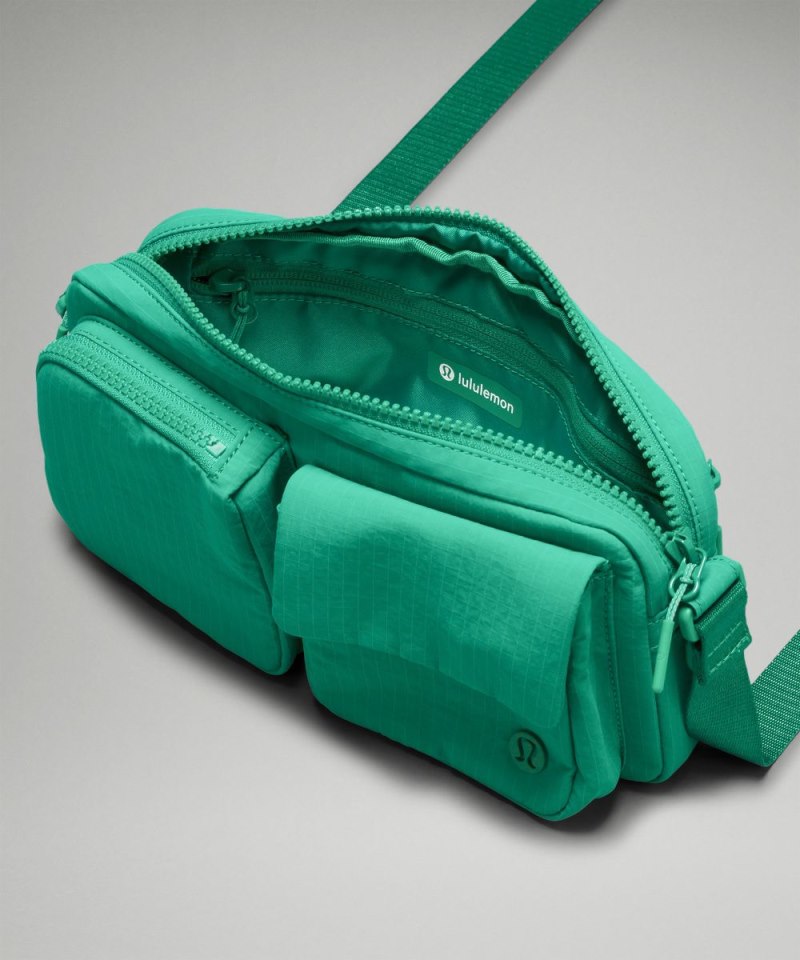 Lululemon Multi-Pocket Crossbody Bag 2.5L Cascadia Green Online Outlet Sale