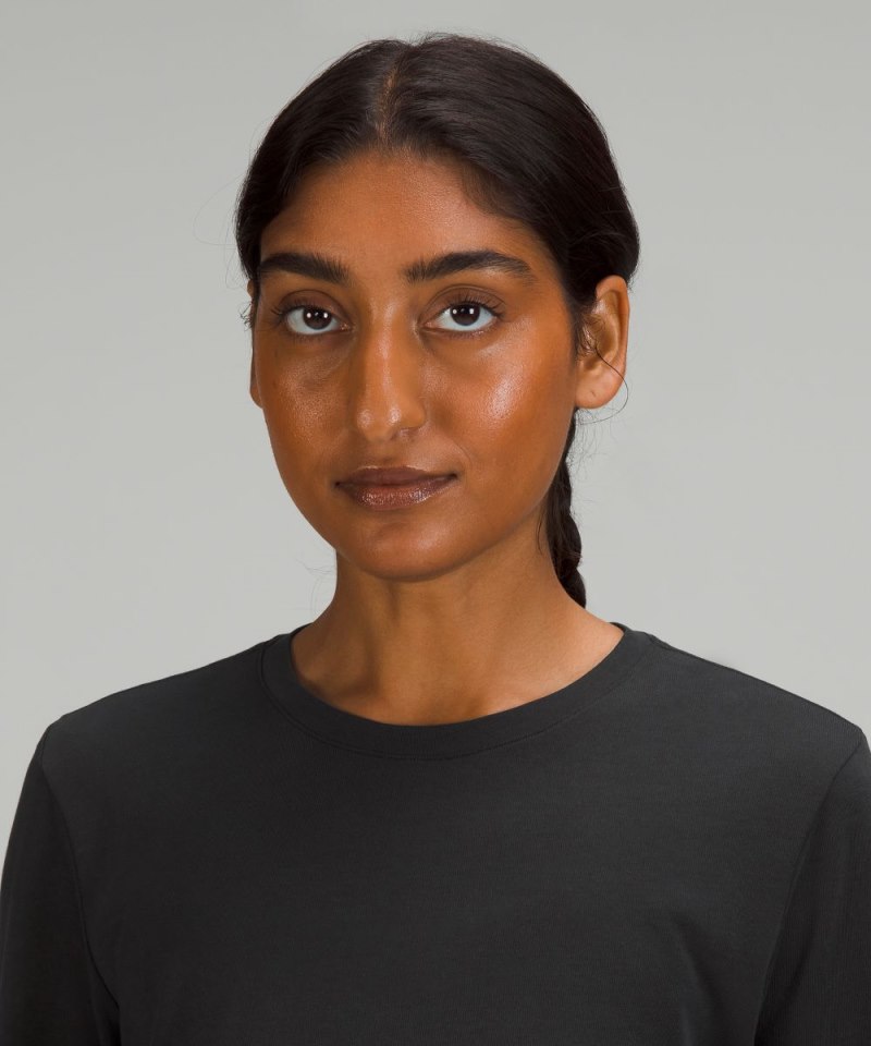 Lululemon Love Long-Sleeve Shirt Black Online Outlet Sale