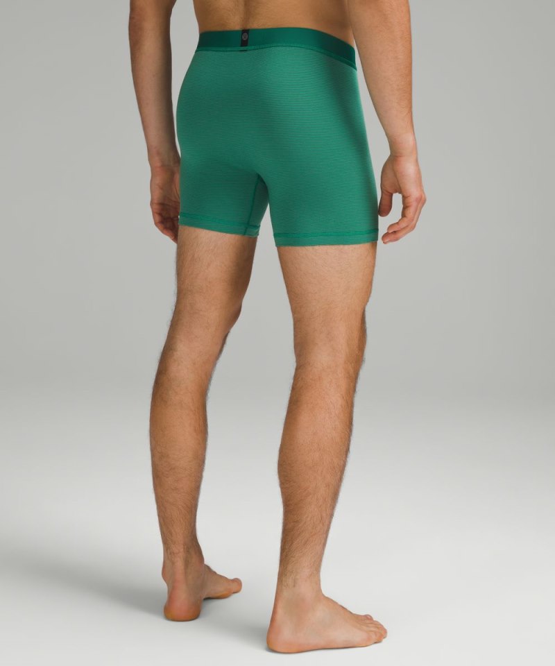 Lululemon Always In Motion Boxer 5" *3 Pack Ancient Copper / Jumie Stripe Well Green Cascadia Green / Grey Eucalyptus Online Outlet Sale