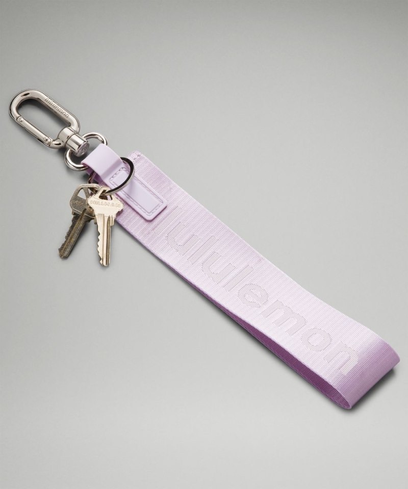 Lululemon Never Lost Keychain Lilac Ether / White Opal Online Outlet Sale