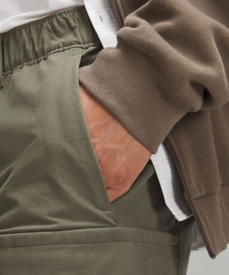 Lululemon Stretch Cotton VersaTwill Relaxed-Fit Cargo Pant Army Green Online Outlet Sale