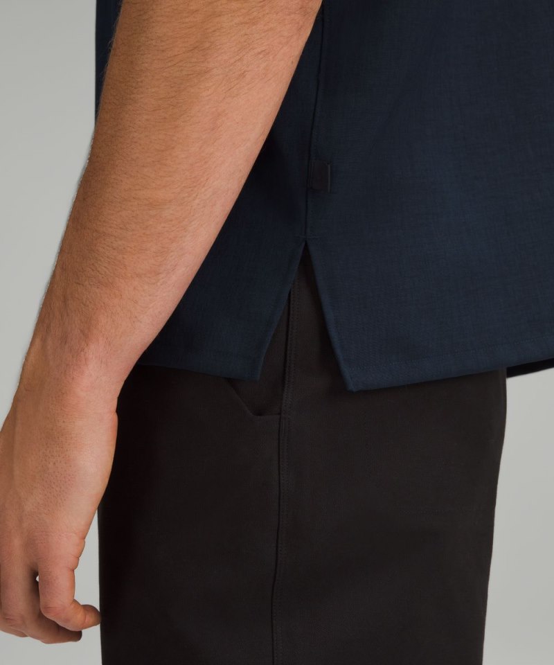 Lululemon Lightweight Camp Collar Button-Up Shirt True Navy Online Outlet Sale