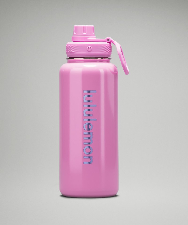 Lululemon Back to Life Sport Bottle 32oz *Shine Dahlia Mauve Online Outlet Sale
