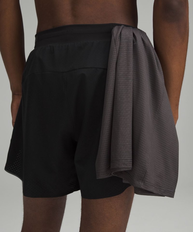 Lululemon Fast and Free Lined Short 6" Black Online Outlet Sale