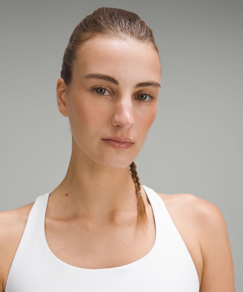 Lululemon lululemon Energy Longline Bra *Medium Support, B–D Cups White Online Outlet Sale