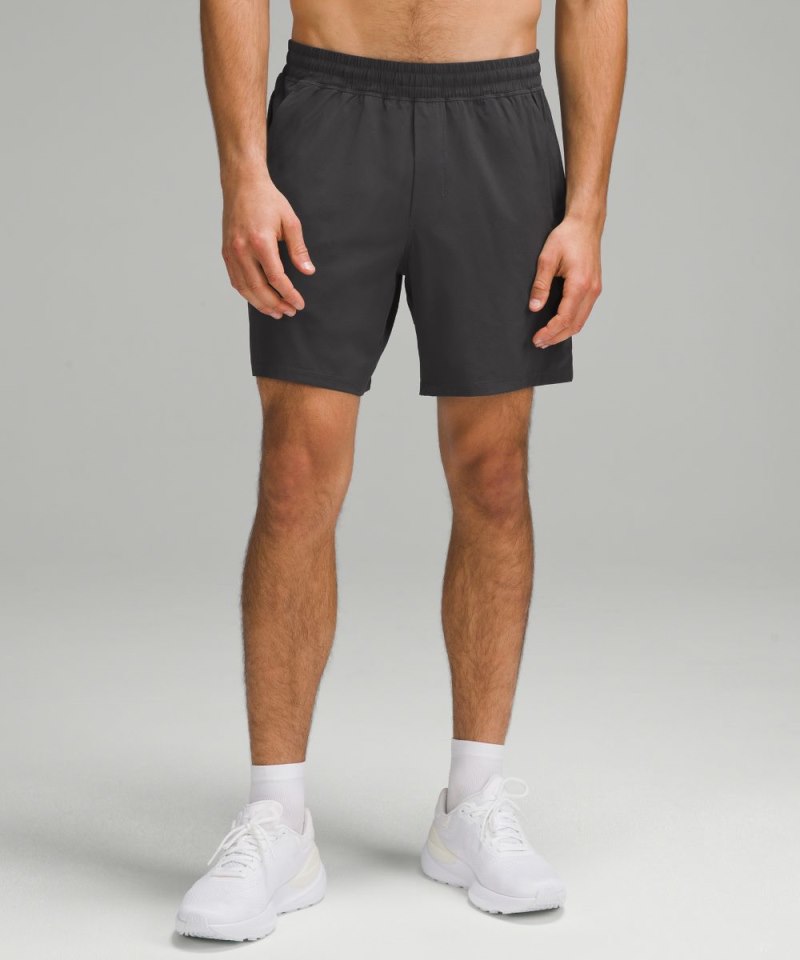 Lululemon Pace Breaker Linerless Short 7" Graphite Grey Online Outlet Sale