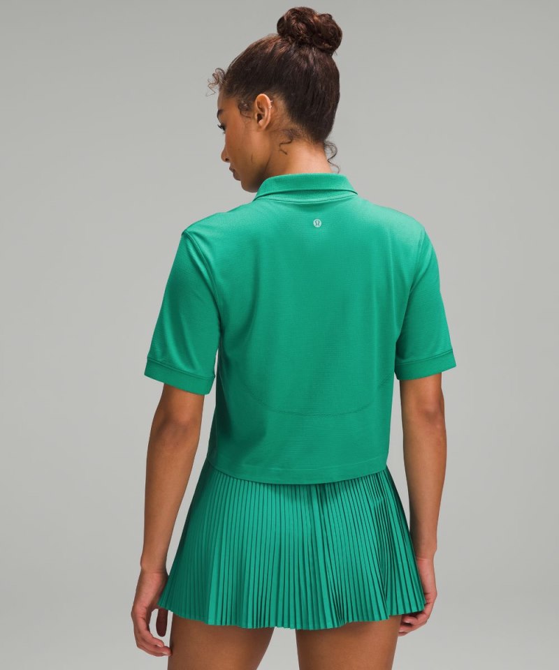 Lululemon Swiftly Tech Relaxed-Fit Polo Shirt Cascadia Green / Cascadia Green Online Outlet Sale