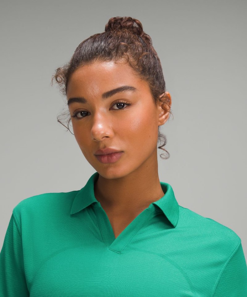 Lululemon Swiftly Tech Relaxed-Fit Polo Shirt Cascadia Green / Cascadia Green Online Outlet Sale