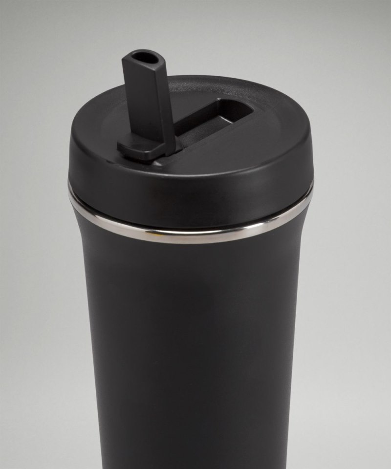 Lululemon Back to Life Tumbler 24oz Black Online Outlet Sale