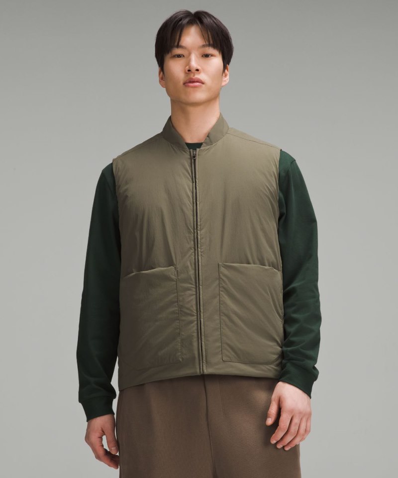 Lululemon Insulated Utility Vest Army Green Online Outlet Sale