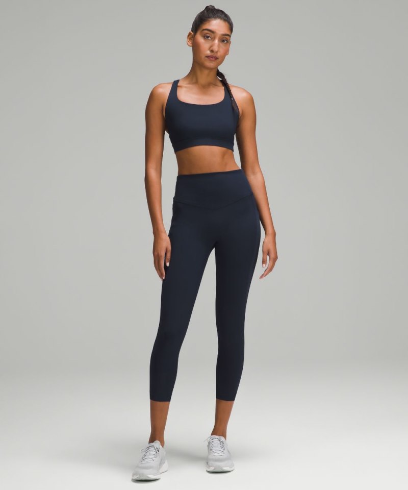 Lululemon All the Right Places High-Rise Drawcord Waist Crop 23” True Navy Online Outlet Sale