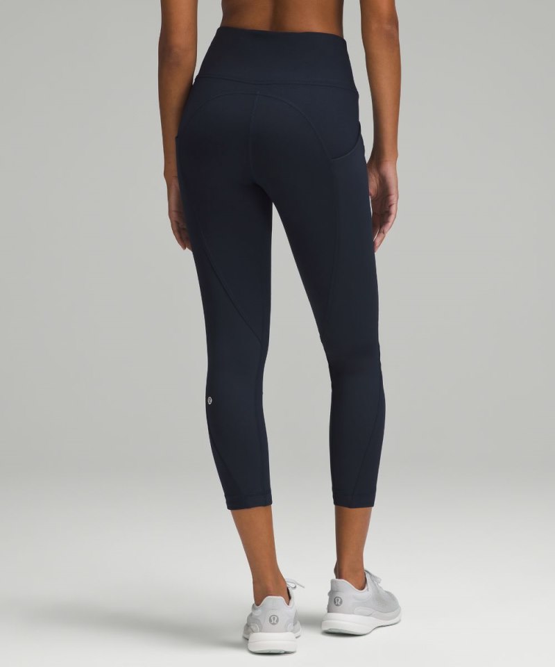 Lululemon All the Right Places High-Rise Drawcord Waist Crop 23” True Navy Online Outlet Sale
