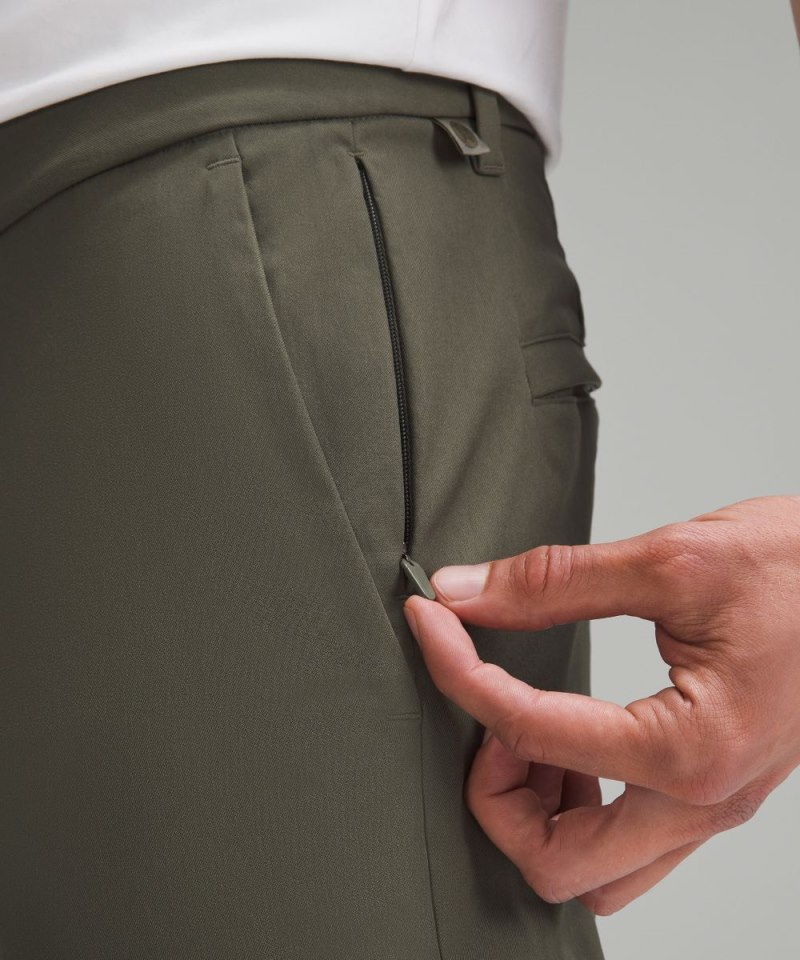 Lululemon ABC Slim-Fit Trouser 32"L *Smooth Twill Army Green Online Outlet Sale