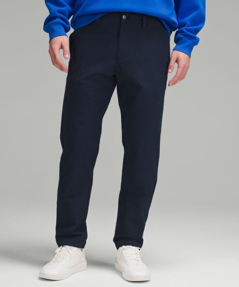 Lululemon ABC Classic-Fit Trouser 34"L *Stretch Cotton VersaTwill True Navy Online Outlet Sale