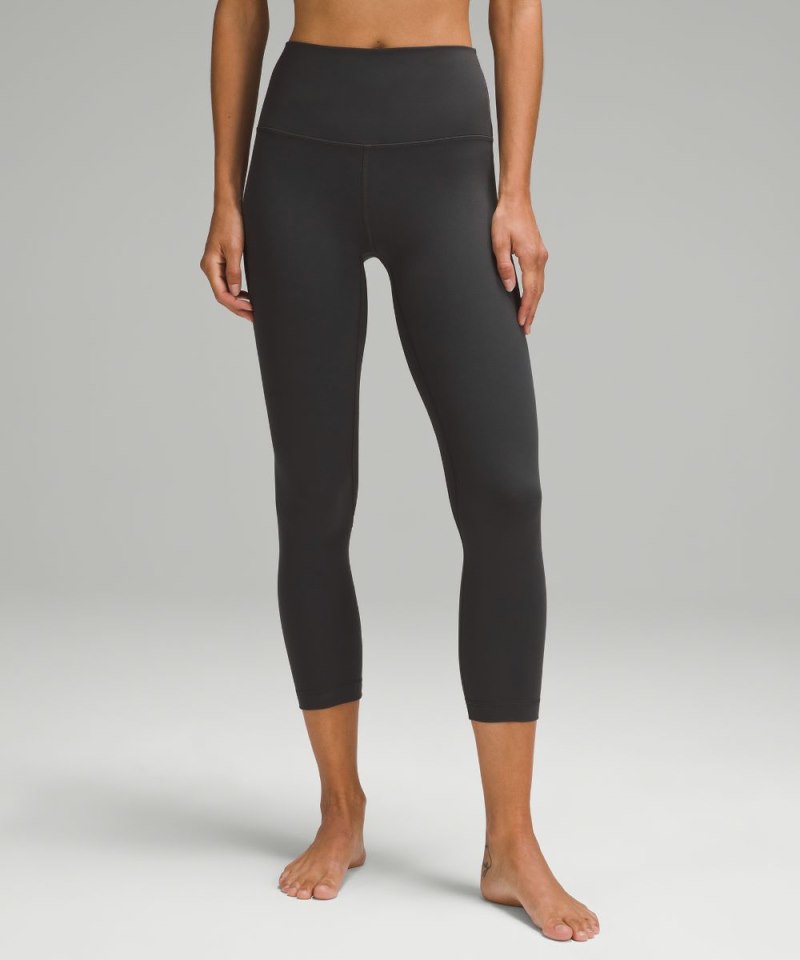 Lululemon lululemon Align™ High-Rise Crop 23" Graphite Grey Online Outlet Sale