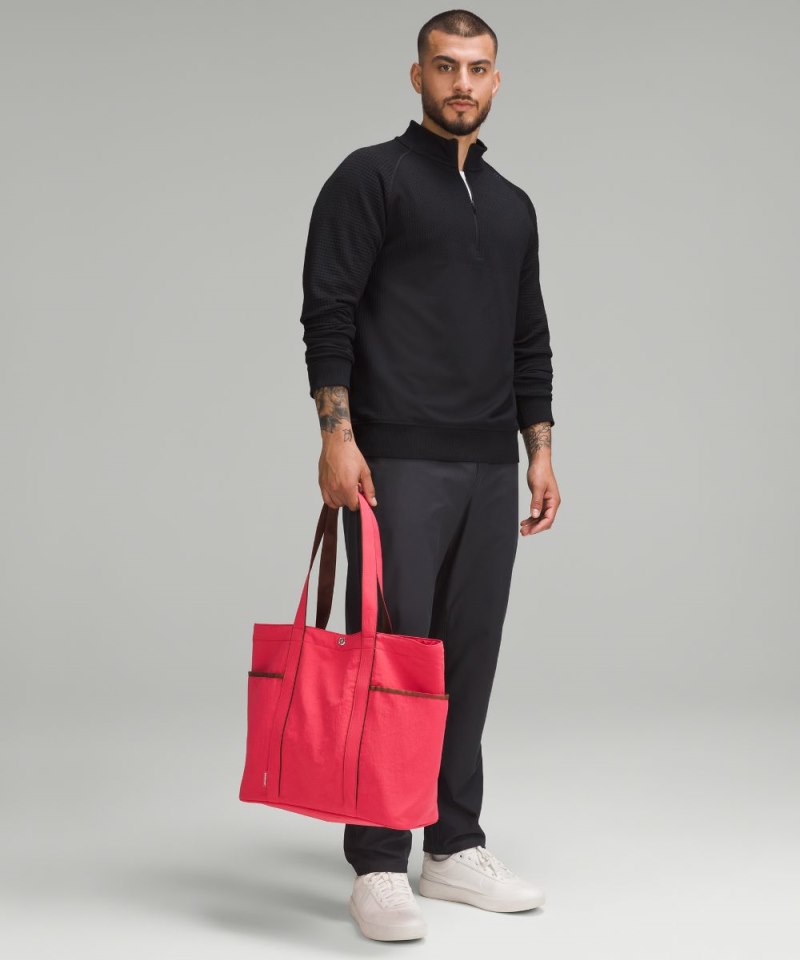 Lululemon Daily Multi-Pocket Tote Bag 20L Glaze Pink / Ancient Copper Online Outlet Sale