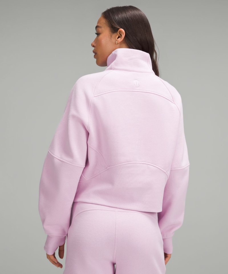 Lululemon Scuba Oversized Funnel-Neck Half Zip Vitapink Online Outlet Sale
