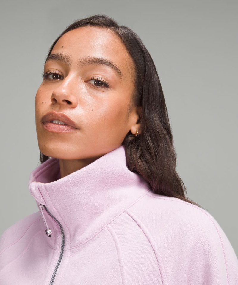 Lululemon Scuba Oversized Funnel-Neck Half Zip Vitapink Online Outlet Sale
