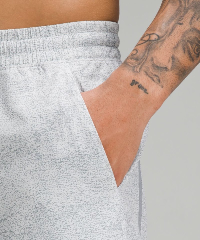 Lululemon Pace Breaker Linerless Short 9" *Online Only Infuse Texture Alpine White Multi Online Outlet Sale
