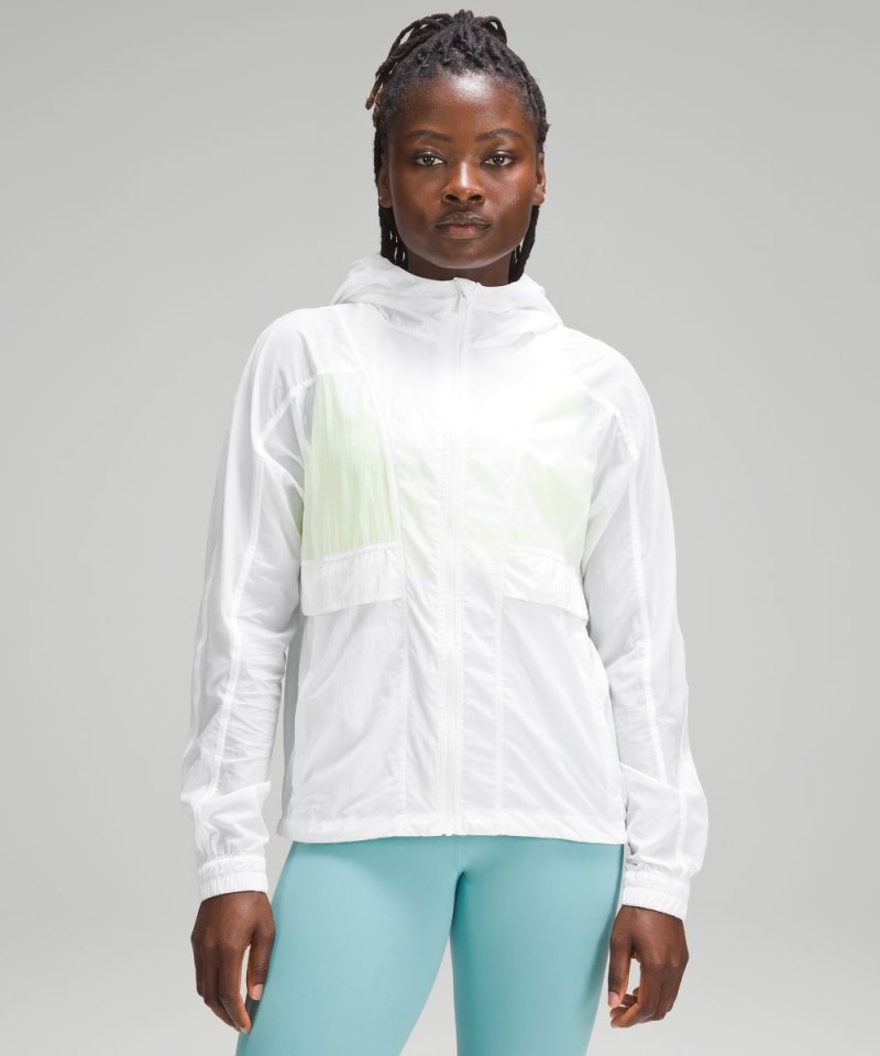 Lululemon Hood Lite Jacket White Online Outlet Sale