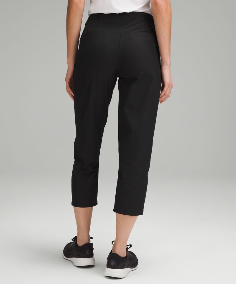 Lululemon Warpstreme Multi-Pocket Mid-Rise Golf Crop 24" Black Online Outlet Sale
