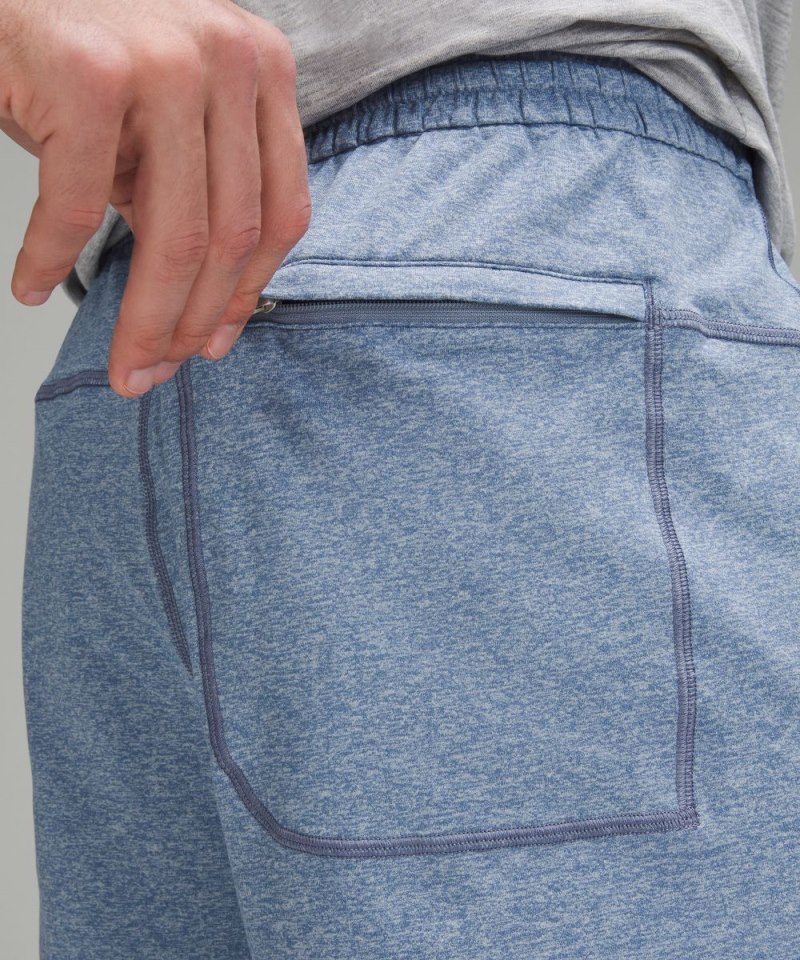 Lululemon Soft Jersey Short 5" Heathered Oasis Blue / Heathered Chambray Online Outlet Sale