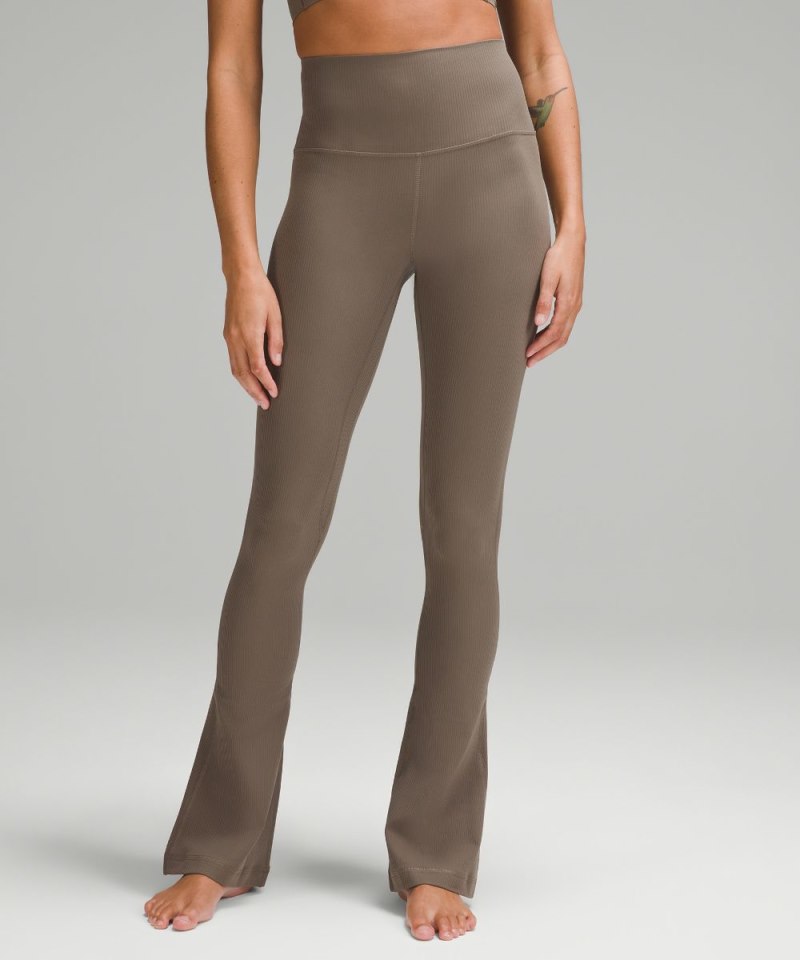 Lululemon lululemon Align™ Ribbed Mini-Flare Pant *Extra Short Nomad Online Outlet Sale