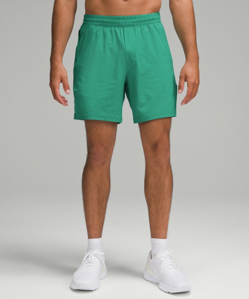 Lululemon Pace Breaker Linerless Short 7" Cascadia Green Online Outlet Sale