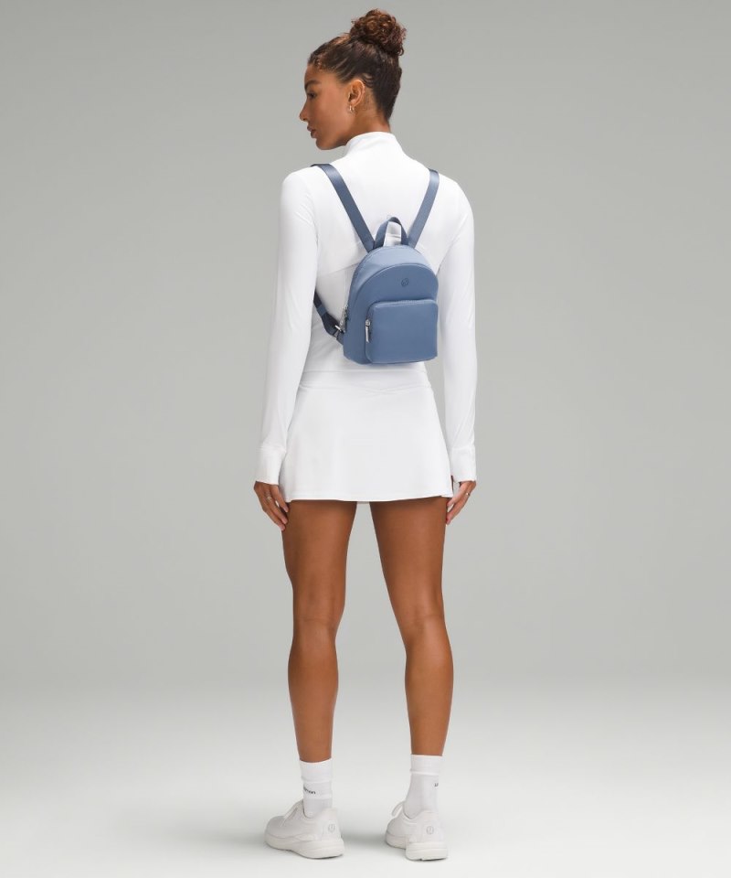 Lululemon Knit Nylon Micro Backpack 4L Oasis Blue Online Outlet Sale