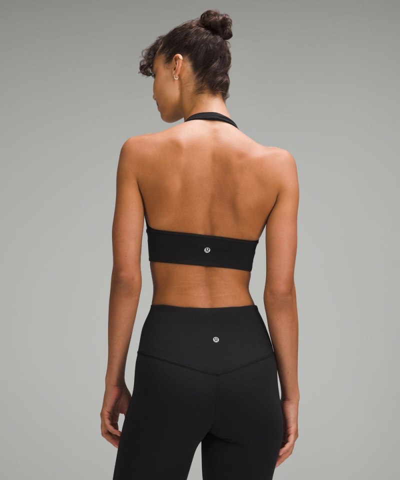 Lululemon lululemon Align™ Halter Bra *Light Support, C / D Cup Black Online Outlet Sale