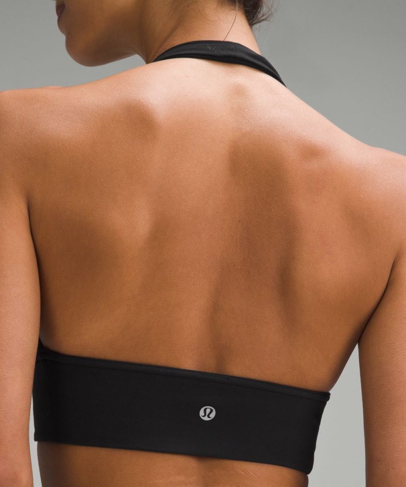 Lululemon lululemon Align™ Halter Bra *Light Support, C / D Cup Black Online Outlet Sale
