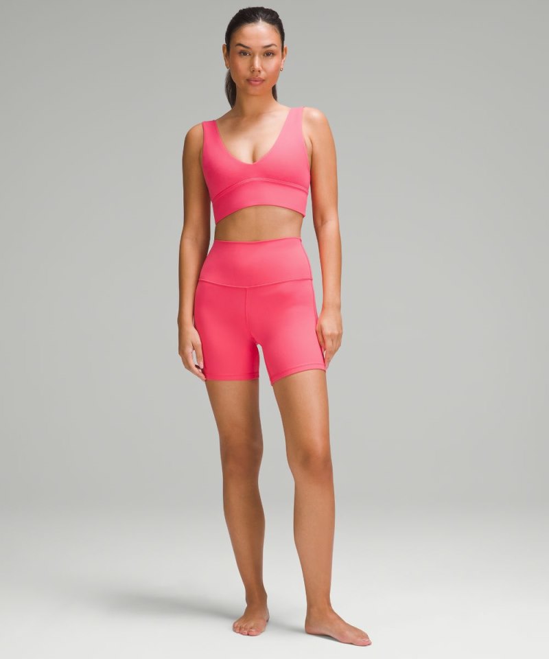 Lululemon lululemon Align™ V-Neck Bra *Light Support, A / B Cup Glaze Pink Online Outlet Sale