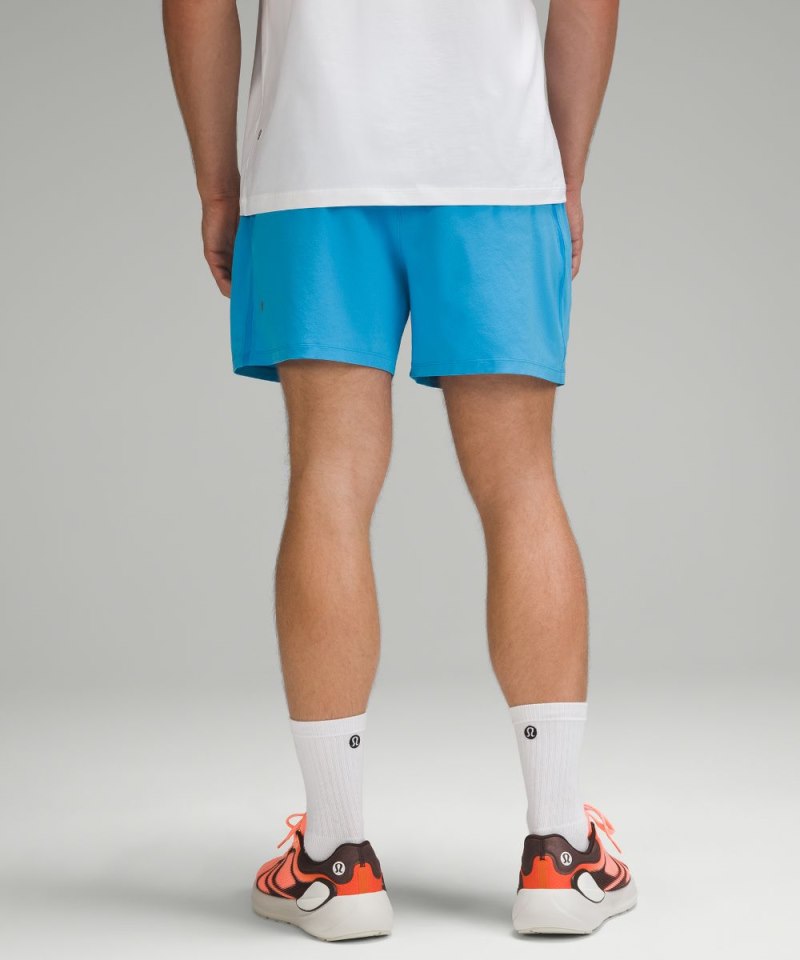 Lululemon Pace Breaker Linerless Short 5" *Pride Neo Blue Online Outlet Sale