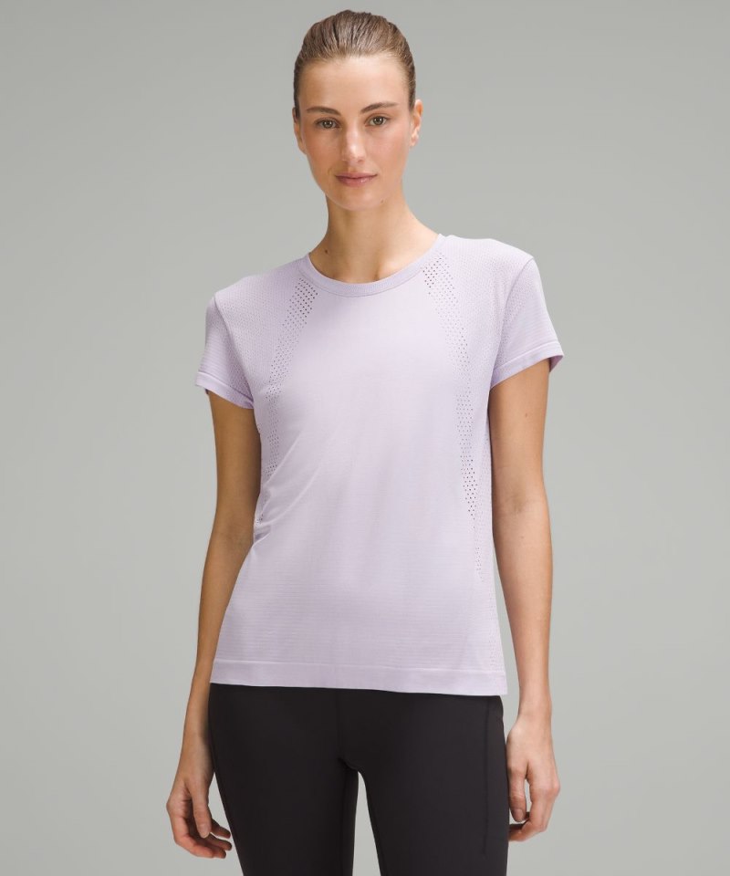 Lululemon Train to Be Short-Sleeve Shirt Lilac Ether / Lilac Ether Online Outlet Sale