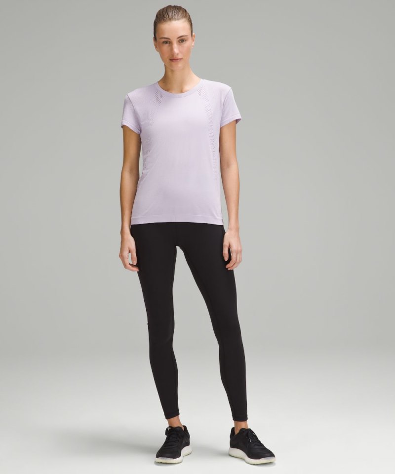 Lululemon Train to Be Short-Sleeve Shirt Lilac Ether / Lilac Ether Online Outlet Sale