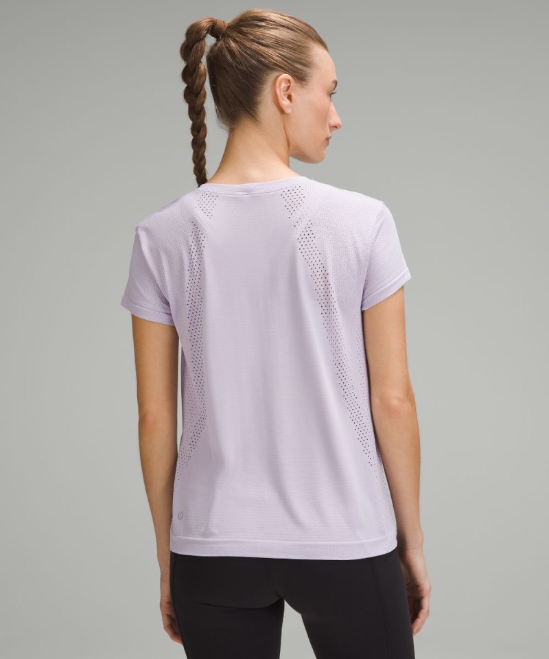 Lululemon Train to Be Short-Sleeve Shirt Lilac Ether / Lilac Ether Online Outlet Sale