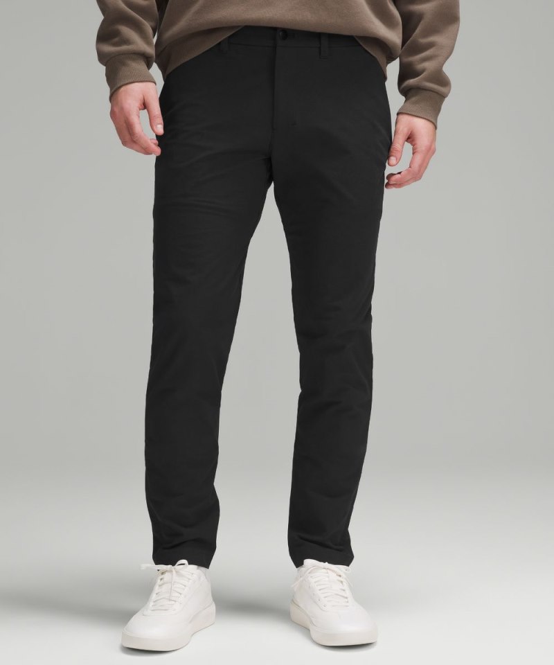 Lululemon ABC Slim-Fit Trouser 34"L *Stretch Cotton VersaTwill Black Online Outlet Sale