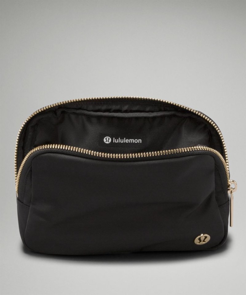 Lululemon Everywhere Belt Bag 1L *Metal Hardware Black / Gold Online Outlet Sale