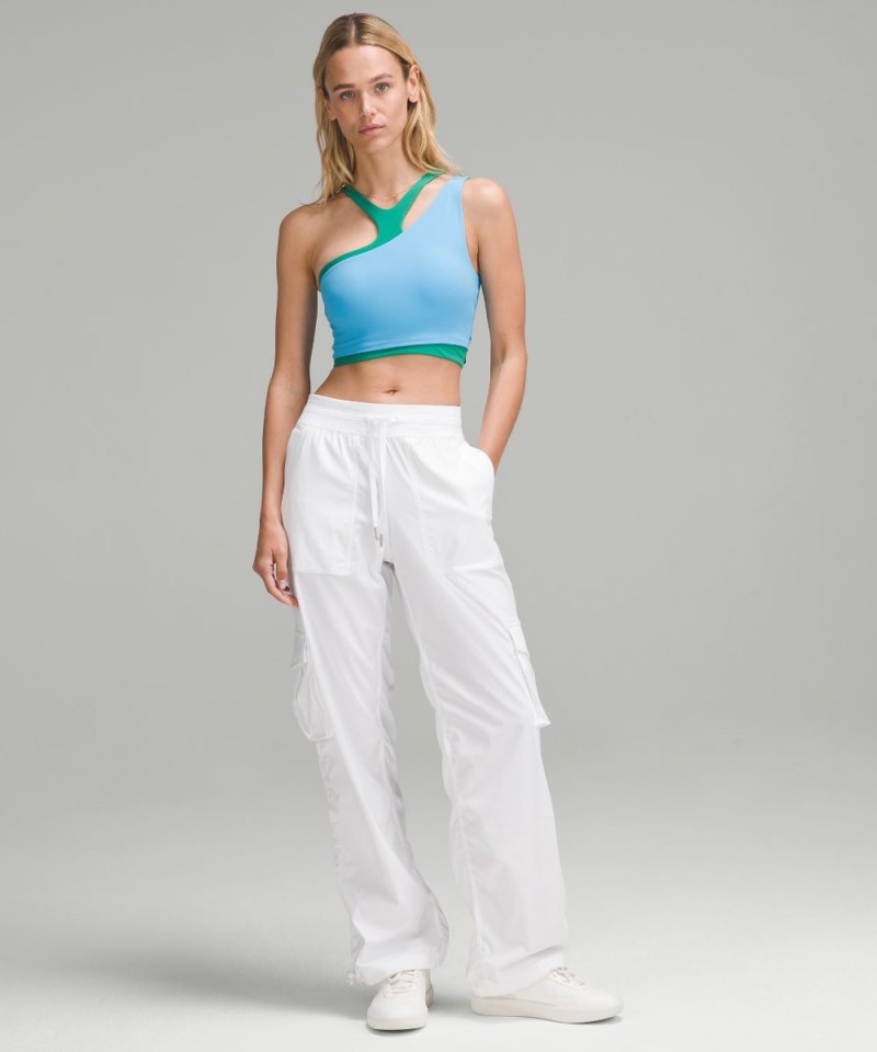 Lululemon Bend This One-Shoulder Bra *Light Support, A-C Cups Kayak Blue Light Online Outlet Sale